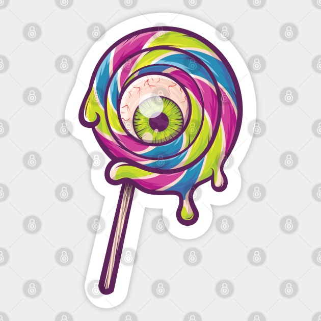 Candy eye Sticker by BeataObscura